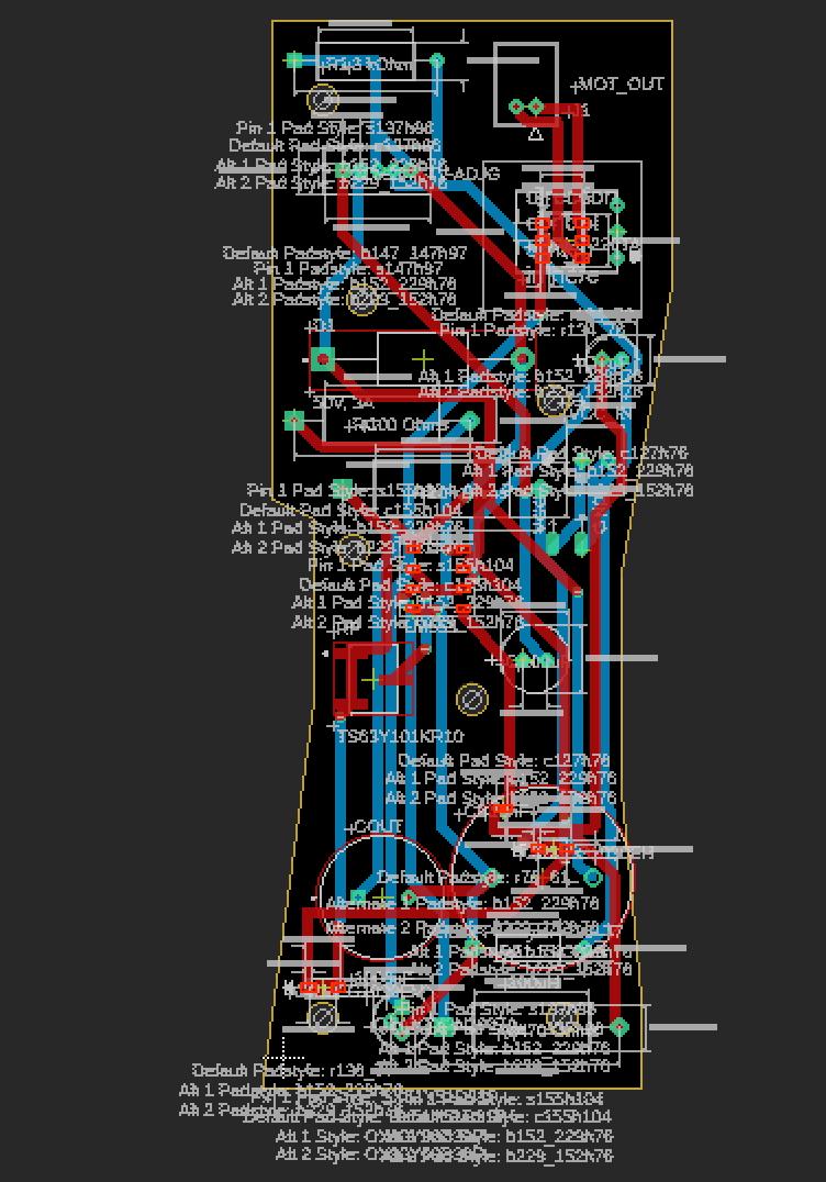 The Final PCB layout